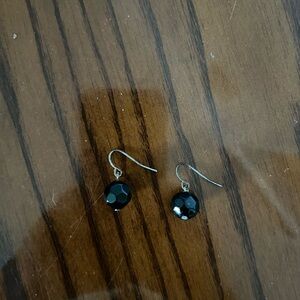 Elegant Black Drop Earrings